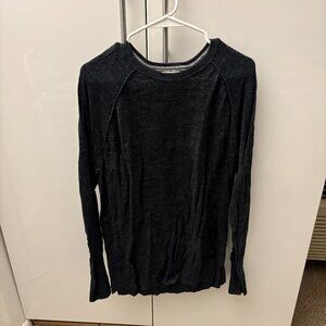 Old Navy Mens Sweater Size Large Charcoal Gray Pullover Crewneck